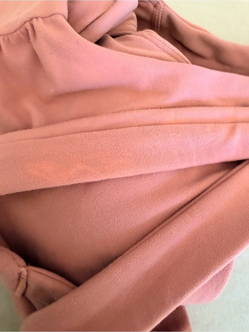 lululemon athletica Wrap Crop Top in Dusty Coral | 6